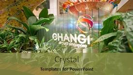  Presentation with changi airport - PPT layouts featuring singapore-circa-august-2016-inside background and a gold colored foreground