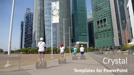  Presentation with electric scooter - 