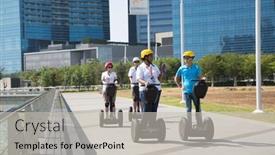  Presentation with electric scooter - 