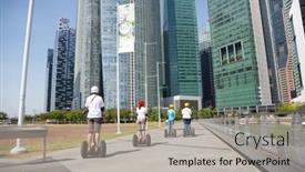  Presentation with electric scooter - 