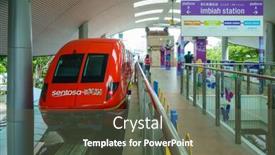  Presentation with connecting - Beautiful slides featuring singapore-circa-january-2016 backdrop and a tawny brown colored foreground