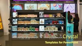  Presentation with sephora - Beautiful slide set featuring singapore-circa-january-2020-interior backdrop and a tawny brown colored foreground