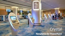  Presentation with airport lounge - PPT theme enhanced with singapore-circa-january-2020-self background and a ocean colored foreground