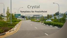  Presentation with singapore city landscape - Slide set with singapore-circa-november-2015-singapore background and a lemonade colored foreground