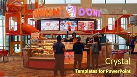  Presentation with changi airport - Amazing presentation having singapore-circa-september-2016-dunkin backdrop and a tawny brown colored foreground