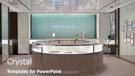  Presentation with retailer - PPT layouts featuring singapore-circa-september-2016-tiffany background and a violet colored foreground