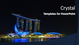  Presentation with singapore water - Amazing PPT layouts having singapore-city-singapore-february-26 backdrop and a black colored foreground
