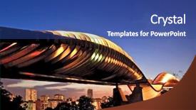  Presentation with singapore - Cool new PPT theme with singapore henderson wave bridge backdrop and a ocean colored foreground
