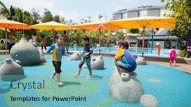  Presentation with singapore water - Beautiful slide deck featuring singapore-january-27-2015-happy backdrop and a  colored foreground