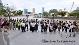  Presentation with respect - Colorful slide deck enhanced with singapore-march-24-thousands backdrop and a light gray colored foreground