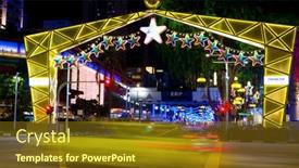  Presentation with night stars - 