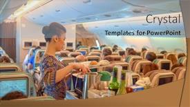  Presentation with singapore airlines - Slide set with singapore-november-03-2015-flight background and a light blue colored foreground