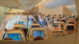  Presentation with singapore airlines - Colorful slide set enhanced with singapore-november-03-2015-flight backdrop and a coral colored foreground