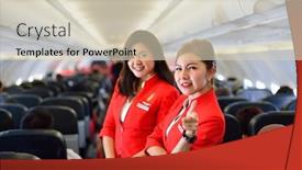  Presentation with airasia - Colorful slide set enhanced with singapore-november-04-2015-airasia backdrop and a soft green colored foreground