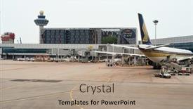  Presentation with changi airport - Cool new PPT theme with singapore-november-04-2015-aircraft backdrop and a coral colored foreground