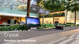  Presentation with changi airport - Presentation consisting of singapore-november-04-2015-interior background and a gray colored foreground