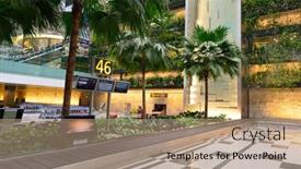  Presentation with changi airport - Presentation theme enhanced with singapore-november-04-2015-interior background and a coral colored foreground