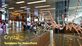  Presentation with changi airport - PPT theme having singapore-november-07-2015-kinetic background and a tawny brown colored foreground