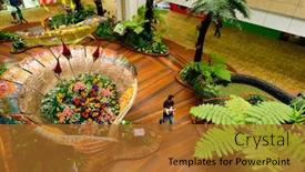  Presentation with changi airport - PPT theme with singapore-november-09-2015-interior background and a red colored foreground