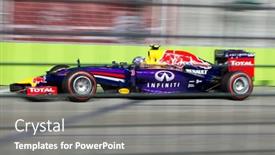  Presentation with daniel - Cool new presentation theme with singapore-september-20-daniel-ricciardo backdrop and a gray colored foreground