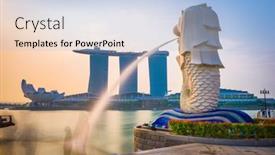  Presentation with merlion - Audience pleasing PPT layouts consisting of singapore-september-3-2015 backdrop and a light blue colored foreground