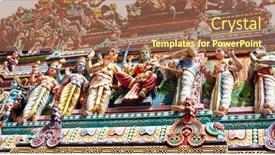  Presentation with deity - Cool new slide set with singapore-singapore-march-2019-intricate backdrop and a coral colored foreground