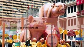  Presentation with pig year - 