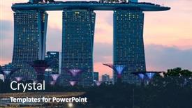  Presentation with barrage - Presentation consisting of singapore-singapore-march-2019-vibrant background and a ocean colored foreground