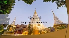  Presentation with mai - PPT theme having singh in chiang mai thailand background and a  colored foreground