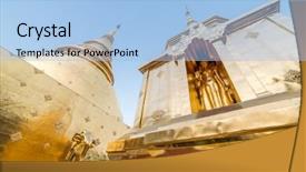  Presentation with chiang mai - Colorful PPT theme enhanced with singh in chiang mai thailand backdrop and a  colored foreground