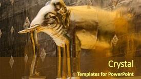  Presentation with chiang mai - Presentation consisting of singh temple chiang mai thailand background and a tawny brown colored foreground