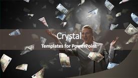  Presentation with rich - Amazing slides having singing rain - dreaming to become rich mixed backdrop and a gray colored foreground