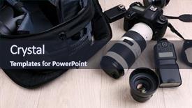  Presentation with internet service provider equipment broadband - Beautiful theme featuring gear single - photographer's equipment on the floor backdrop and a wine colored foreground