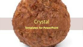  Presentation with meatball - Audience pleasing slide set consisting of single-baked-meatball-isolated backdrop and a red colored foreground