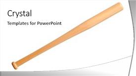  Presentation with baseball - Slide deck with young man resting on sun loungers by swimming pool and flexing muscles background and a dark gray colored foreground