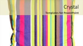  Presentation with bright white - Presentation design consisting of single colors - bright color pillow isolated background and a  colored foreground