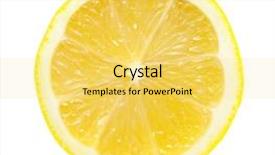  Presentation with skin color natural lavender lemon - Slides with single colors - tasty lemon isolatad background and a yellow colored foreground