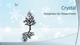  Presentation with single tree - Amazing PPT layouts having single dove is flying toward backdrop and a sky blue colored foreground