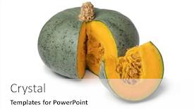  Presentation with crown - PPT layouts having single-french-crown-prince-pumpkin background and a white colored foreground