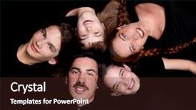  Presentation with black family - Presentation theme having single mothers adolescents - family of 5 portrait lying background and a  colored foreground