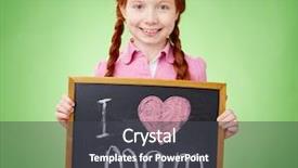  Presentation with indigenous canada love - Slides featuring single mothers adolescents - pretty girl holding blackboard background and a dark gray colored foreground