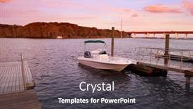  Presentation with motor - Presentation theme enhanced with single-motor-boat-at-monroe background and a dark gray colored foreground