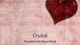  Presentation with heart - Colorful presentation design enhanced with slide - sportsman on a snowmobile moving backdrop and a light gray colored foreground