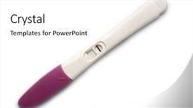  Presentation with black family - Presentation design enhanced with single parent family - pregnancy test on black ground background and a white colored foreground