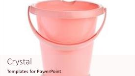  Presentation with babies - Slide deck featuring single-plastic-pink-bucket background and a lemonade colored foreground