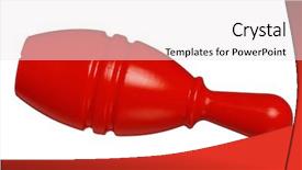  Presentation with single cell protein - PPT layouts featuring single plastic skittle of toy background and a sky blue colored foreground