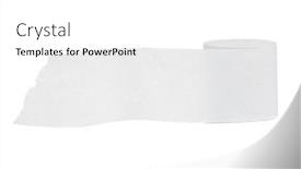  Presentation with toilet - Theme enhanced with single-roll-of-toilet-paper background and a white colored foreground
