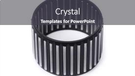  Presentation with bearing - Amazing presentation design having single-roller-bearing-with-plastic backdrop and a dark gray colored foreground