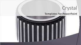  Presentation with bearing - Beautiful slide set featuring single-roller-bearing-with-plastic backdrop and a white colored foreground