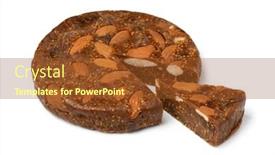  Presentation with almonds - Presentation theme with single-round-fig-bread background and a  colored foreground